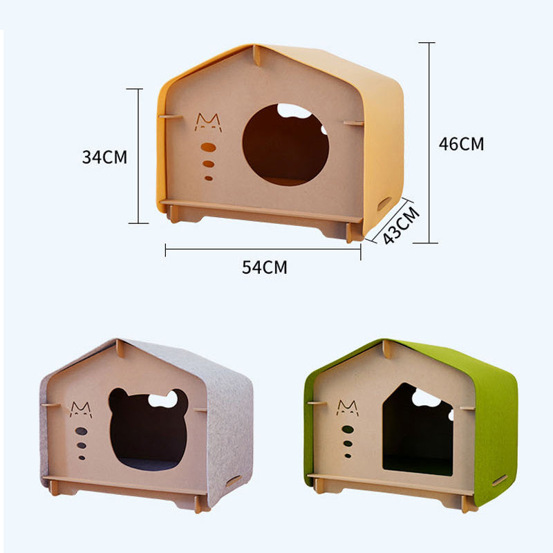 Cat Nest Felt Pet Bed Dog House