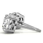 Load image into Gallery viewer, 4.00 Ctw Lab Grown Diamond Stud Earrings in 14k White Gold (G - Vs) - KME means the very best
