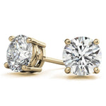 Load image into Gallery viewer, 4.00 Ctw Lab Grown Diamond Stud Earrings in 14k White Gold (G - Vs) - KME means the very best
