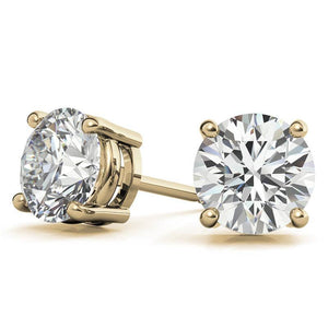 4.00 Ctw Lab Grown Diamond Stud Earrings in 14k White Gold (G - Vs) - KME means the very best