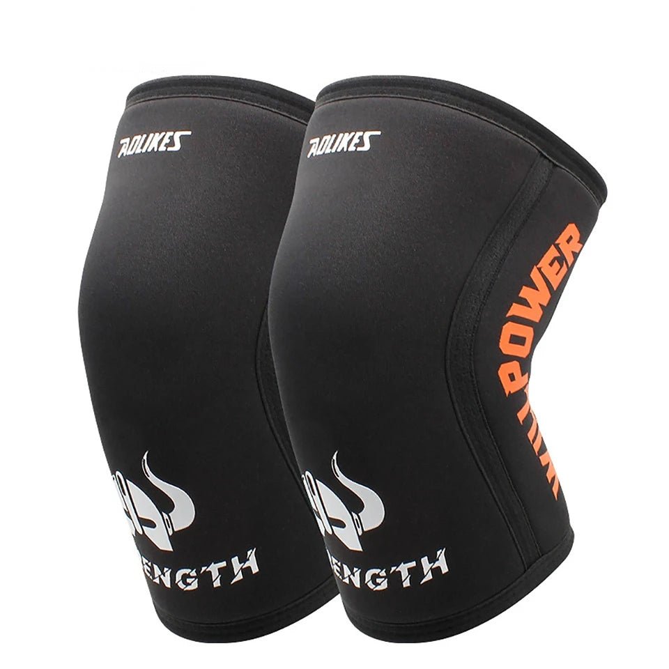 "7mm Neoprene Sports Knee Pads: Compression Support for Weightlifting & Cross-fit Training - KME means the very best