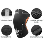 Load image into Gallery viewer, &quot;7mm Neoprene Sports Knee Pads: Compression Support for Weightlifting &amp; Cross-fit Training - KME means the very best
