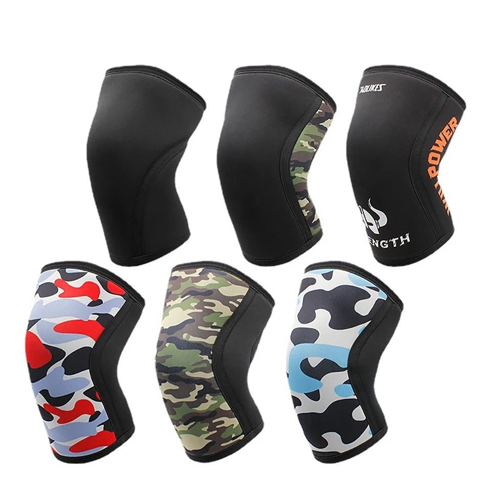 "7mm Neoprene Sports Knee Pads: Compression Support for Weightlifting & Cross-fit Training - KME means the very best