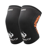 Load image into Gallery viewer, &quot;7mm Neoprene Sports Knee Pads: Compression Support for Weightlifting &amp; Cross-fit Training - KME means the very best
