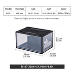 Load image into Gallery viewer, AJ Shoe Storage 2-Pack Sneaker Storage Boxes - Stackable, Dust-Free, and Eco-Friendly
