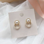 Load image into Gallery viewer, LYGDHR Drop Pearl Flower Earring - Trendy Round E36 Women&#39;s Fashion Jewelry
