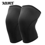 Load image into Gallery viewer, AOLIKES 1 Pair 7mm Neoprene Sports Kneepads Compression Weightlifting Pressured Crossfit Training Knee Pads Support Women Men - KME means the very best
