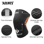 Load image into Gallery viewer, AOLIKES 1 Pair 7mm Neoprene Sports Kneepads Compression Weightlifting Pressured Crossfit Training Knee Pads Support Women Men - KME means the very best
