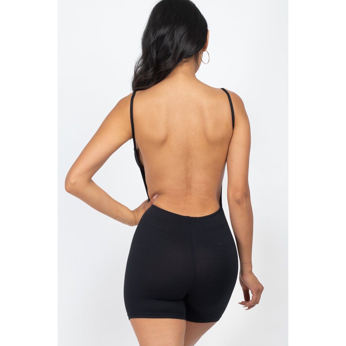 Backless Cami Romper (CAPELLA) - KME means the very best