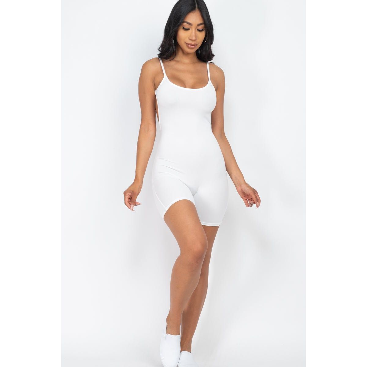 Backless Cami Romper (CAPELLA) - KME means the very best