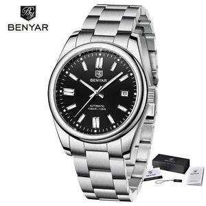 BENYAR BY-5185: 2024 New Luxury Mechanical Wristwatch | 10Bar Waterproof Sports Diving Watch - KME means the very best