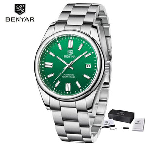 BENYAR BY-5185: 2024 New Luxury Mechanical Wristwatch | 10Bar Waterproof Sports Diving Watch - KME means the very best