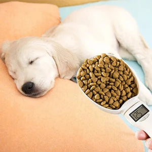 Big Up Pet Shop Electronic Dog Cat Food Measuring Cup - Digital Spoon Scale with LED Display - KME means the very best