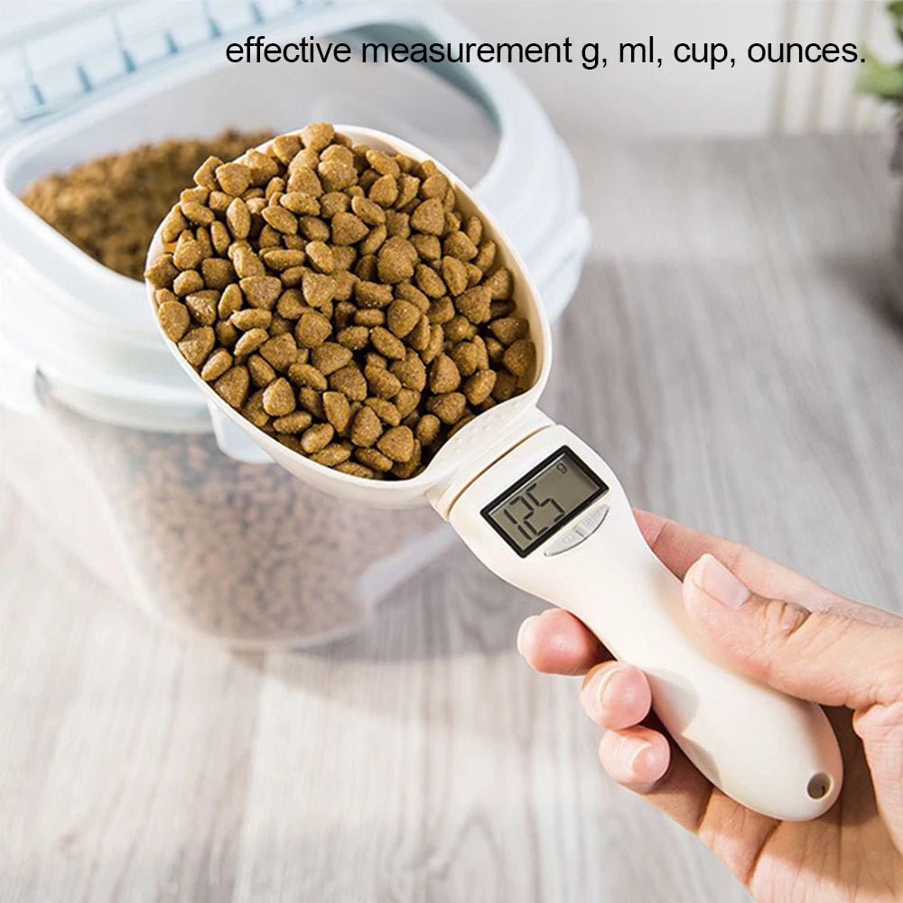 Big Up Pet Shop Electronic Dog Cat Food Measuring Cup - Digital Spoon Scale with LED Display - KME means the very best