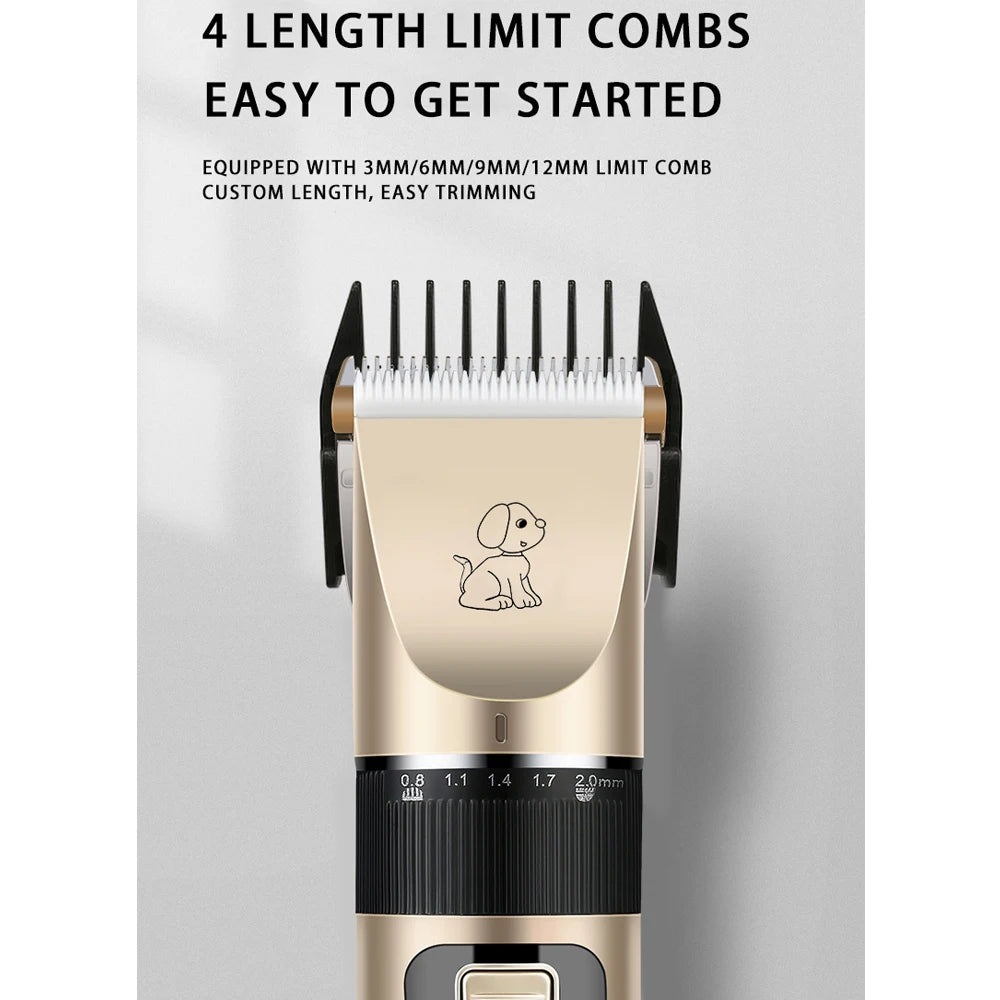 Big Up Pet Shop Professional Pet Hair Trimmer | Rechargeable Dog Cat Grooming Kit - KME means the very best