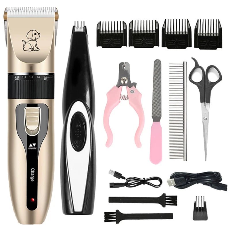 Big Up Pet Shop Professional Pet Hair Trimmer | Rechargeable Dog Cat Grooming Kit - KME means the very best