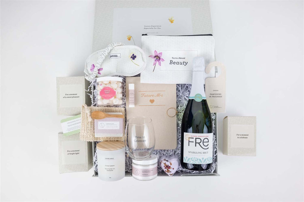 Bride to be gift box, Bridal shower gift basket - KME means the very best