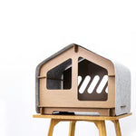 Load image into Gallery viewer, Cat Nest Felt Pet Bed Dog House
