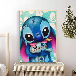 Cartoon Lilo & Stitch Poster Wall Sticker - Perfect for Children's Room Decoration - KME means the very best