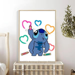 Load image into Gallery viewer, Cartoon Lilo &amp; Stitch Poster Wall Sticker - Perfect for Children&#39;s Room Decoration - KME means the very best
