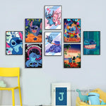 Load image into Gallery viewer, Cartoon Lilo &amp; Stitch Poster Wall Sticker - Perfect for Children&#39;s Room Decoration - KME means the very best
