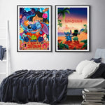 Load image into Gallery viewer, Cartoon Lilo &amp; Stitch Poster Wall Sticker - Perfect for Children&#39;s Room Decoration - KME means the very best
