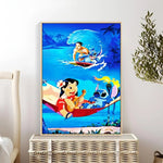 Load image into Gallery viewer, Cartoon Lilo &amp; Stitch Poster Wall Sticker - Perfect for Children&#39;s Room Decoration - KME means the very best
