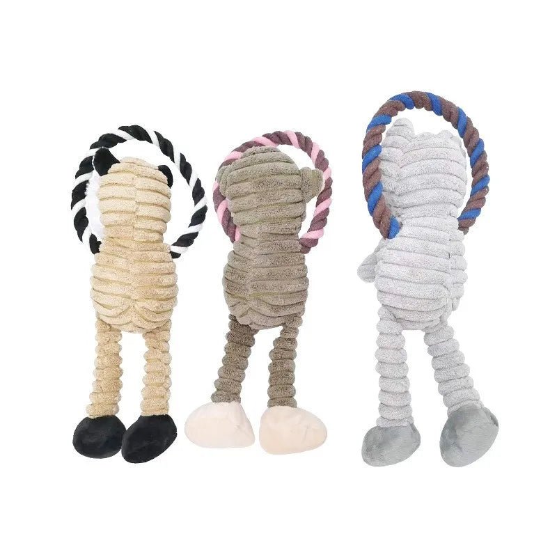 Dog Plush Toys - Pet Squeaky Animal Toy for Clean Teeth and Interactive Play - KME means the very best