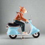 Load image into Gallery viewer, Dog riding a Vespa bike Limited Edition 1 of 250 - KME means the very best
