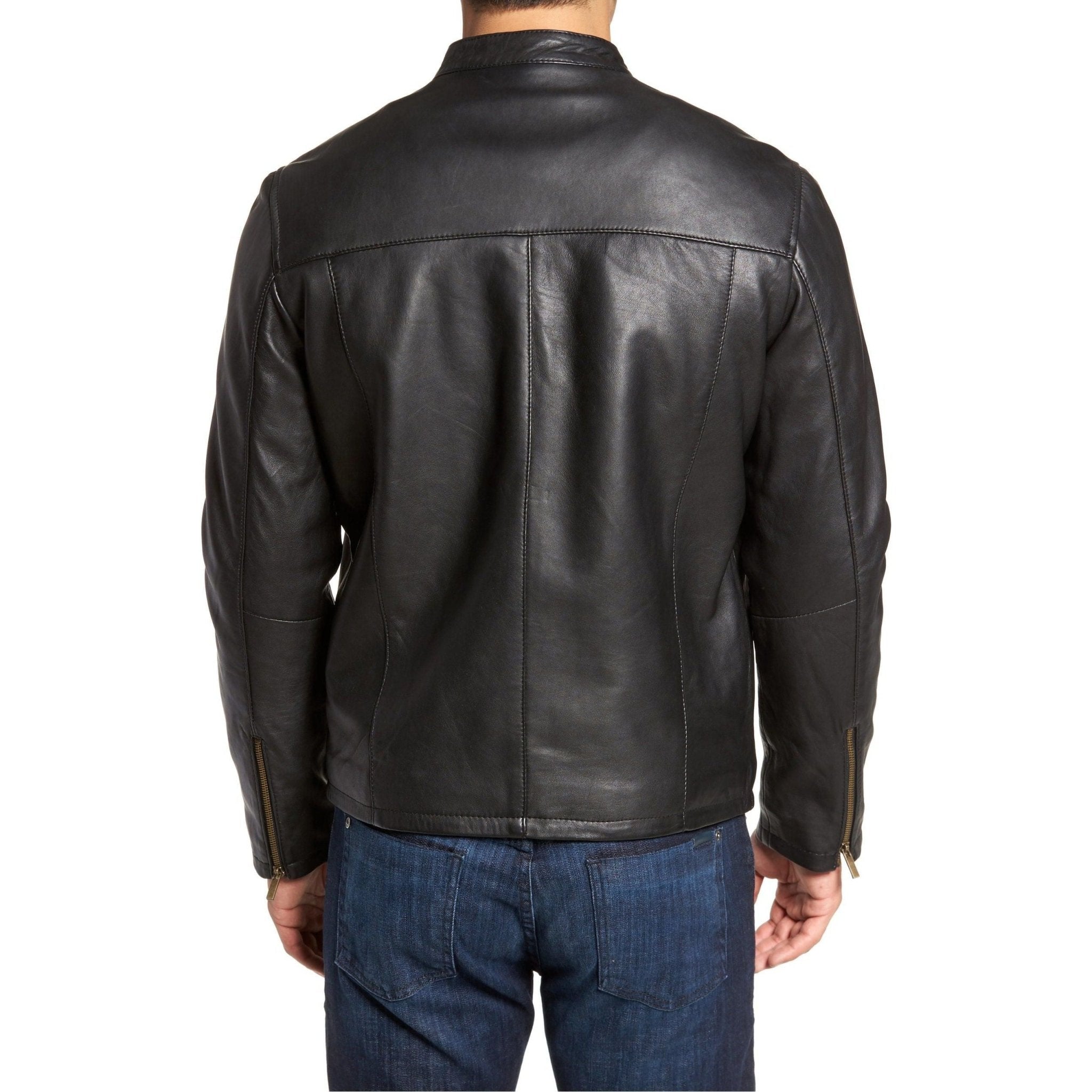 Drake Men's Classic Cowhide Leather Jacket - KME means the very best