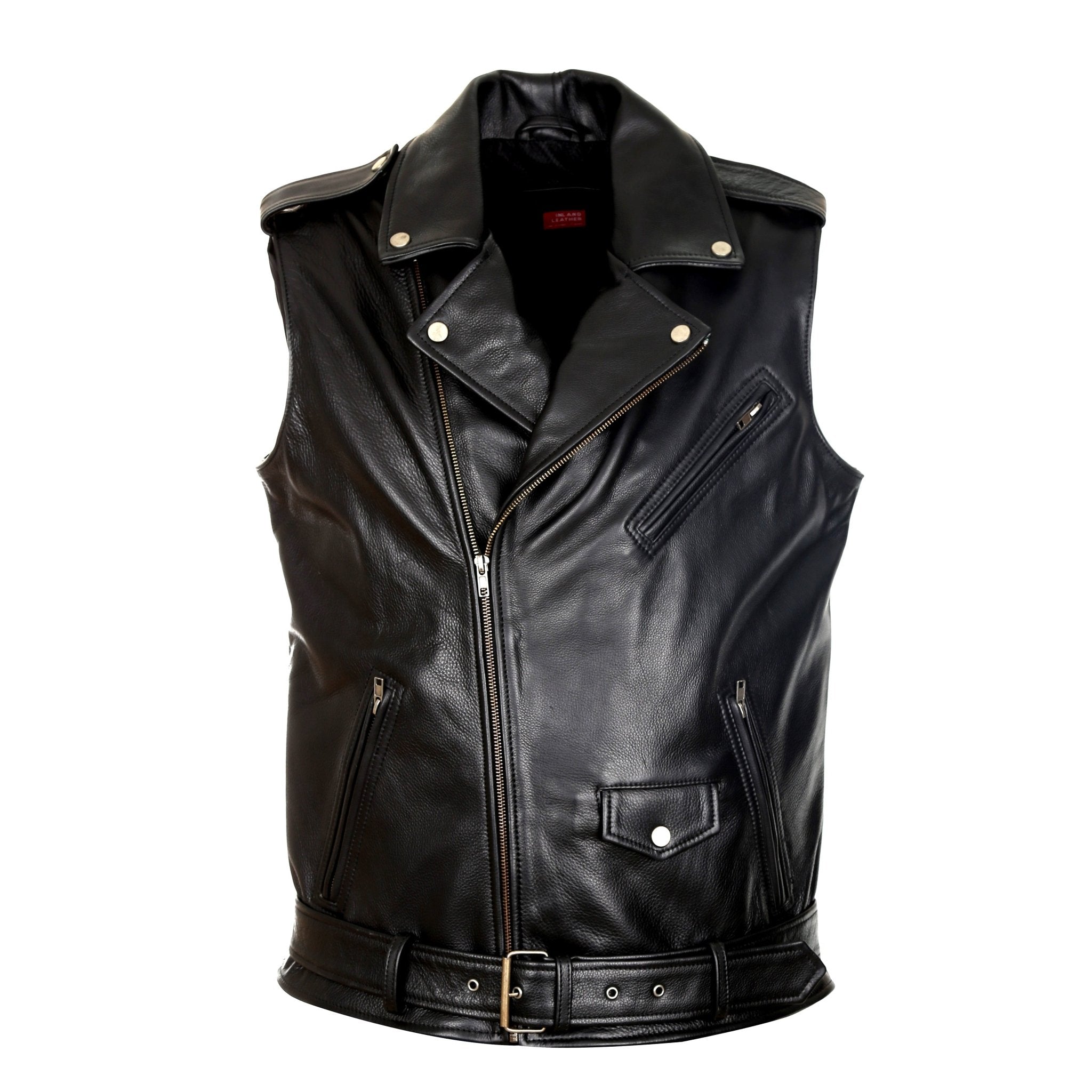 Dylan Men's Motorcycle Leather Vest - KME means the very best