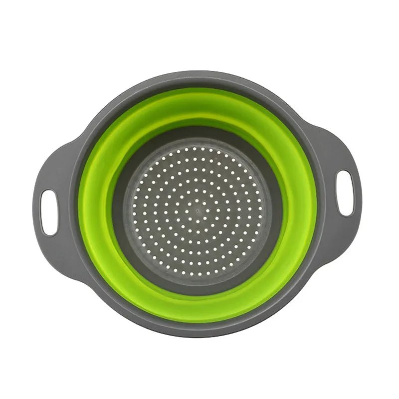 Foldable Silicone Drain Basket: Kitchen Strainer & Collapsible Drainer - KME means the very best