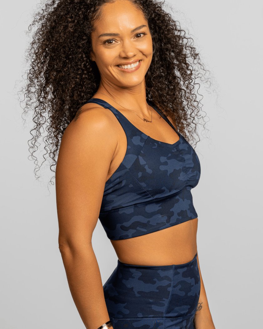 Gametime Bra – Looker (Navy Camo) - KME means the very best