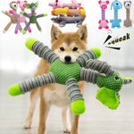 Load image into Gallery viewer, Indestructible Large Dog Squeaky Toys - Animal Shape Soft Plush Chew Toys - KME means the very best
