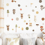 Load image into Gallery viewer, Instagram Nordic Animal Cartoon Wall Stickers - Children&#39;s Room Decoration - KME means the very best
