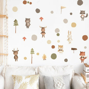 Instagram Nordic Animal Cartoon Wall Stickers - Children's Room Decoration - KME means the very best