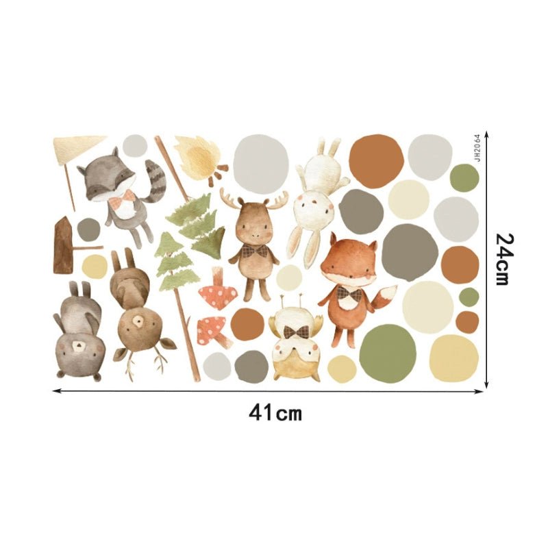 Instagram Nordic Animal Cartoon Wall Stickers - Children's Room Decoration - KME means the very best