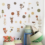 Load image into Gallery viewer, Instagram Nordic Animal Cartoon Wall Stickers - Children&#39;s Room Decoration - KME means the very best
