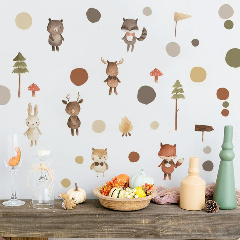 Instagram Nordic Animal Cartoon Wall Stickers - Children's Room Decoration - KME means the very best