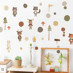 Load image into Gallery viewer, Instagram Nordic Animal Cartoon Wall Stickers - Children&#39;s Room Decoration - KME means the very best
