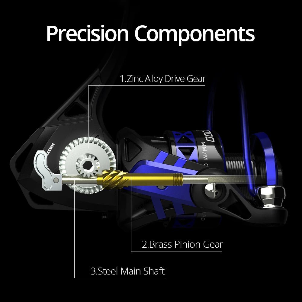 KastKing Centron & Summer Spinning Reel | One Way Clutch, 9+1 Bearings, Max Drag 8KG - KME means the very best