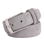 Load image into Gallery viewer, KME Suede Belts - Classic Genuine Cow Leather with Pin Buckle - KME means the very best
