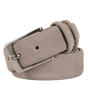 KME Suede Belts - Classic Genuine Cow Leather with Pin Buckle - KME means the very best