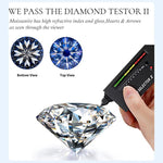 Load image into Gallery viewer, Lab Created Diamond Certified Moissanite Stud Earrings - KME means the very best
