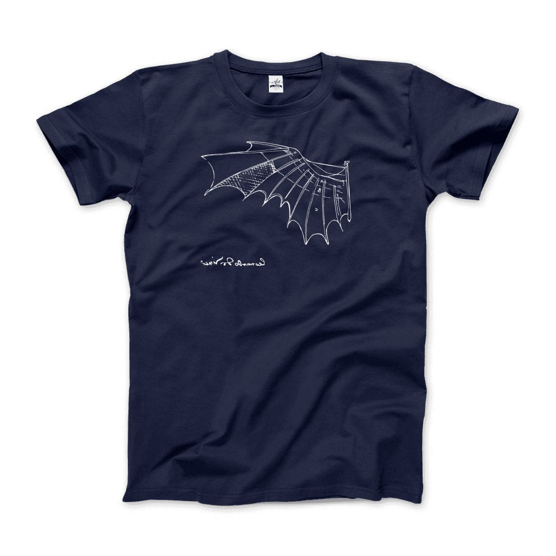 Leonardo Da Vinci, Glider Sketch Artwork T - Shirt - KME means the very best