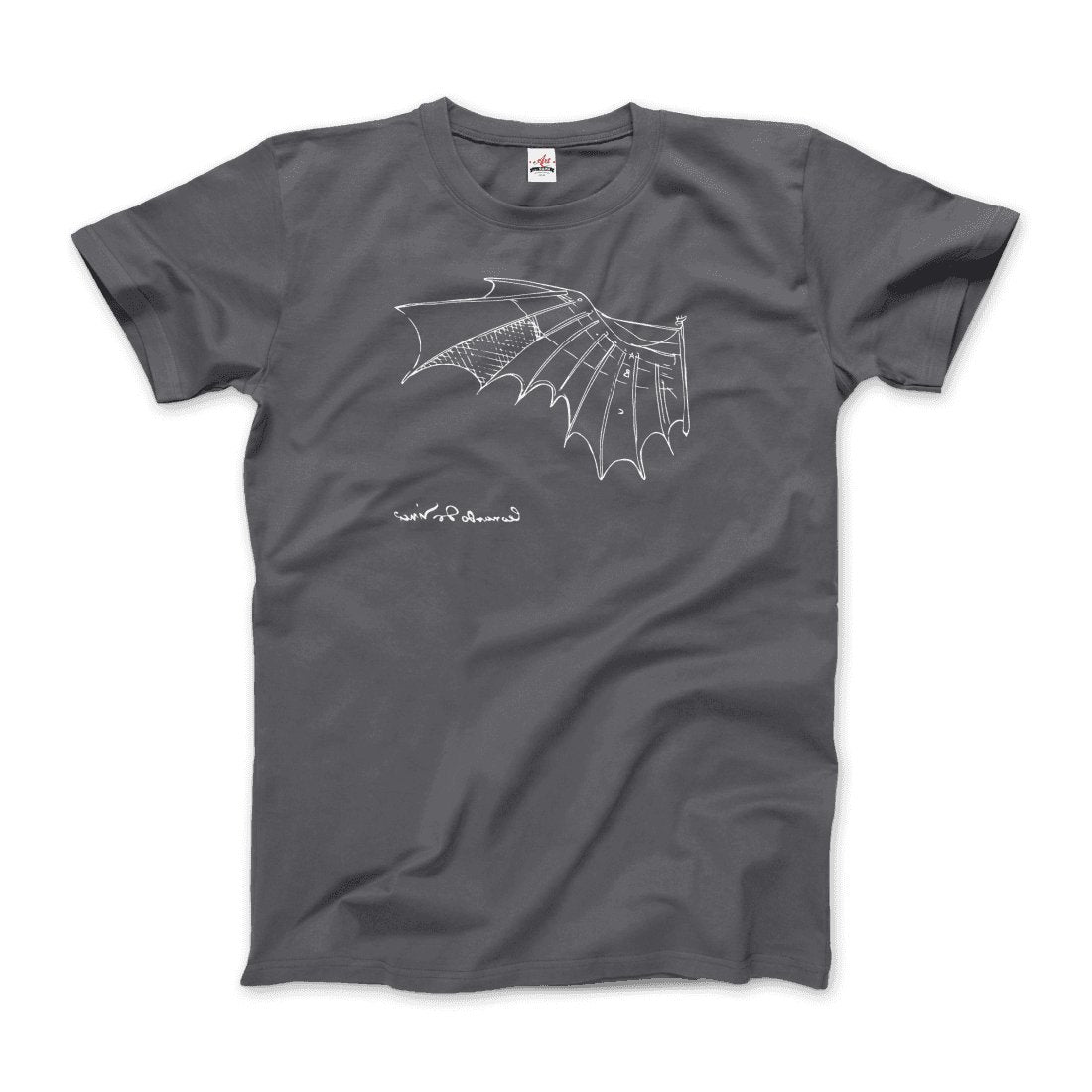 Leonardo Da Vinci, Glider Sketch Artwork T - Shirt - KME means the very best