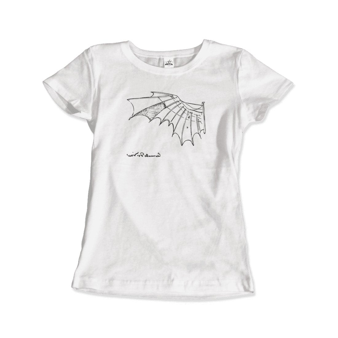 Leonardo Da Vinci, Glider Sketch Artwork T - Shirt - KME means the very best