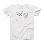 Load image into Gallery viewer, Leonardo Da Vinci, Glider Sketch Artwork T - Shirt - KME means the very best
