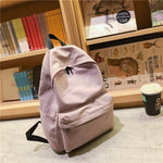 Load image into Gallery viewer, Light Girlish Vintage Style Nylon Campus Schoolbag | Japan &amp; Korea Inspired | Soft &amp; Water-Resistant | 14&quot; Laptop Compartment | HY10068 - KME means the very best
