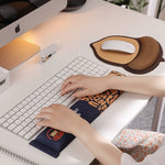 Load image into Gallery viewer, Little Bear Hall (digital) Oversized Nut Silicone Mouse Pad - Sustainable Cloth - KME means the very best
